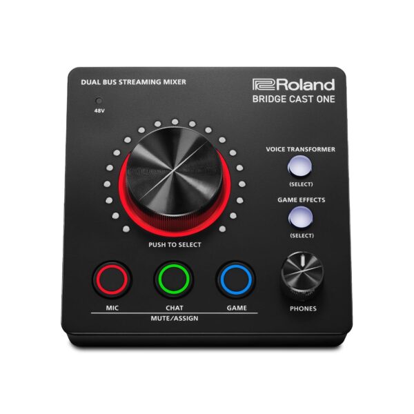 Mezclador de transmisión en vivo BRIDGE CAST ONE de doble bus Roland | Mezclador compacto de transmisión de audio | Para