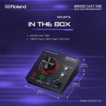 Mezclador de transmisión en vivo BRIDGE CAST ONE de doble bus Roland | Mezclador compacto de transmisión de audio | Para