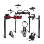 Alesis Nitro Pro y DRP100 - Batería eléctrica con auriculares para monitoreo, práctica o uso en escenarios