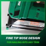Metabo HPT Kit de clavadora compacta inalámbrica multivoltios de 18 V, clavadora de calibre 23 con herramienta eléctrica