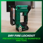 Metabo HPT Kit de clavadora compacta inalámbrica multivoltios de 18 V, clavadora de calibre 23 con herramienta eléctrica