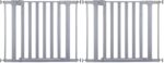 Puerta de Seguridad para Bebés Safety 1st GA182SLVF1 Ajustable 29 a 38 Pulgadas Montaje a Presión Plata Pack de 2