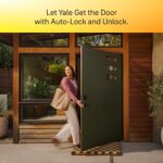 Yale Assure Lock 2 Plus - Llaves Apple Home, cerradura de puerta de entrada sin llave de gamuza negra con teclado de pan