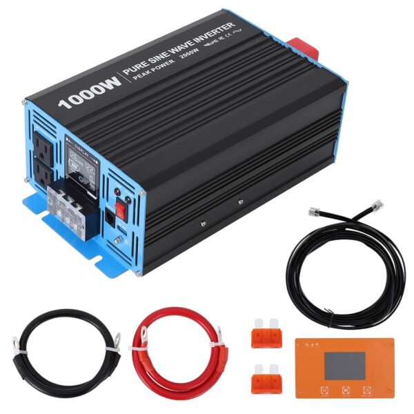Inversor de Onda Sinusoidal Pura GarveeTech MXBBcfAP_Evw1GT8xLPd4Aqfc 2200 W 12V a 120V con Puerto USB y Control Remoto