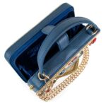 Bolso de Mano Mary Frances Full Steam Ahead BAG 24-149 con Cuentas Asa Superior Multicolor
