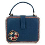 Bolso de Mano Mary Frances Full Steam Ahead BAG 24-149 con Cuentas Asa Superior Multicolor