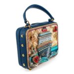 Bolso de Mano Mary Frances Full Steam Ahead BAG 24-149 con Cuentas Asa Superior Multicolor