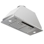 VIKIO HOME Campana Extractora Empotrable de 30 Pulgadas, 980 CFM Campana de Ventilación de Cocina Integrada, Convertible