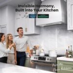 VIKIO HOME Campana Extractora Empotrable de 30 Pulgadas, 980 CFM Campana de Ventilación de Cocina Integrada, Convertible