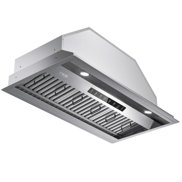 Campana de Ventilación Integrada/Integrada de 36 Pulgadas, Campana de Cocina con 980 CFM, 3 Velocidades, Conducto Conver