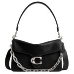 Bolso de Hombro Coach Tabby CY919 LHBLK Cuero Correa de Cadena