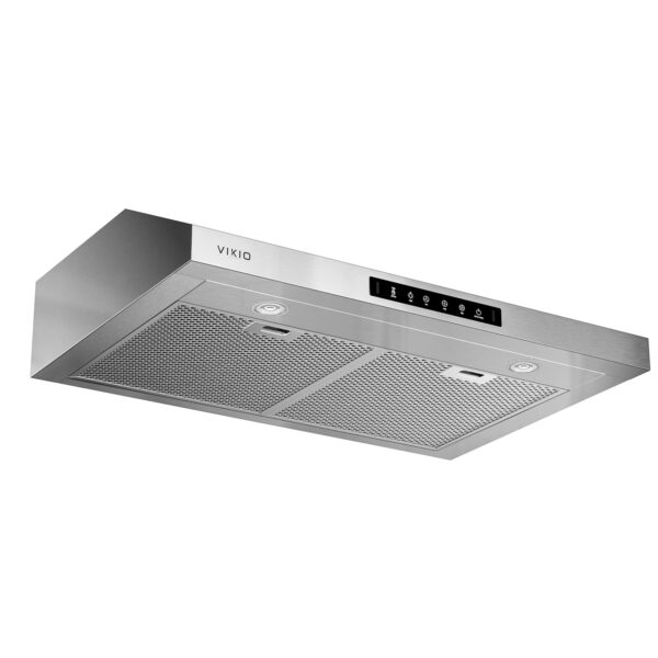 VIKIO HOME Campana extractora para debajo del gabinete de 30 pulgadas, Campana extractora de cocina de acero inoxidable
