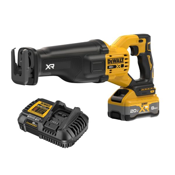 DEWALT Kit de sierra recíproca inalámbrica XR de 20 V MAX XR POWERPACK con batería y cargador incluidos (DCS384WW1)