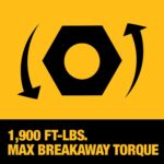Llave de Impacto Inalámbrica DEWALT DCF964GH1 20V MAX XR 3/4 Pulgadas con Batería POWERSTACK y Cargador