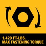 Llave de Impacto Inalámbrica DEWALT DCF964GH1 20V MAX XR 3/4 Pulgadas con Batería POWERSTACK y Cargador