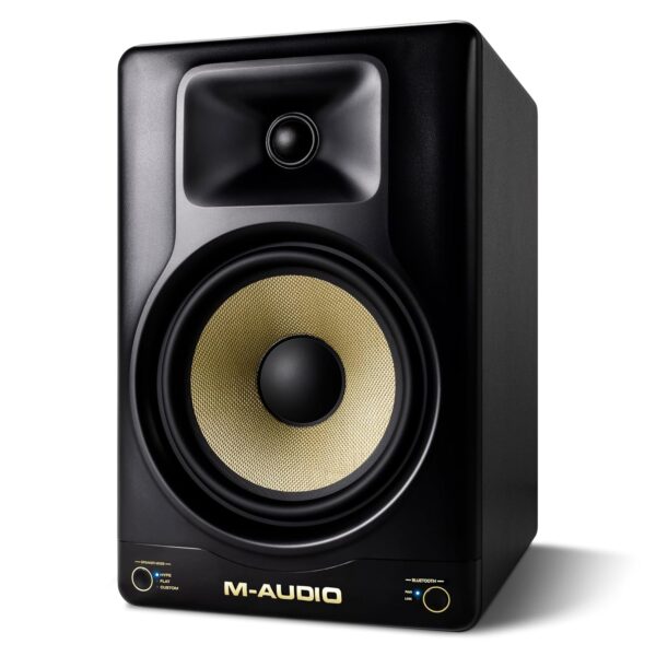 M-AUDIO Forty Eighty Altavoz Monitor de Estudio de 8" para Producción y Mezcla con Crossover DSP de Precisión, EQ, Aplic