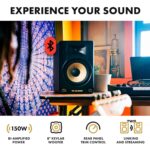 M-AUDIO Forty Eighty Altavoz Monitor de Estudio de 8" para Producción y Mezcla con Crossover DSP de Precisión, EQ, Aplic