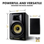 M-AUDIO Forty Eighty Altavoz Monitor de Estudio de 8" para Producción y Mezcla con Crossover DSP de Precisión, EQ, Aplic