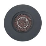 Fogata KEIKI ZS-HL0002 Circular de Hormigón Ligero 39.25 Pulgadas 50000 BTU Gris Oscuro