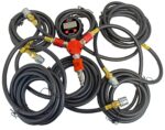 Sistema de Desinflado y Llenado Rápido de 4 Neumáticos CSI Accessories AIR8255 Manguera 220 Pulgadas Medidor Digital 150