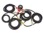 Sistema de Desinflado y Llenado Rápido de 4 Neumáticos CSI Accessories AIR8255 Manguera 220 Pulgadas Medidor Digital 150