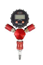 Sistema de Desinflado y Llenado Rápido de 4 Neumáticos CSI Accessories AIR8255 Manguera 220 Pulgadas Medidor Digital 150