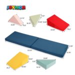 Bloques de Escalada JOYMOR FCB1FBP 8 Piezas con Pozo de Pelotas Rojo Amarillo