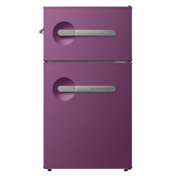 Frigidaire, Refrigerador compacto de 3.1 pies cúbicos de la serie Retro de 2 puertas, abrebotellas lateral integrado, co