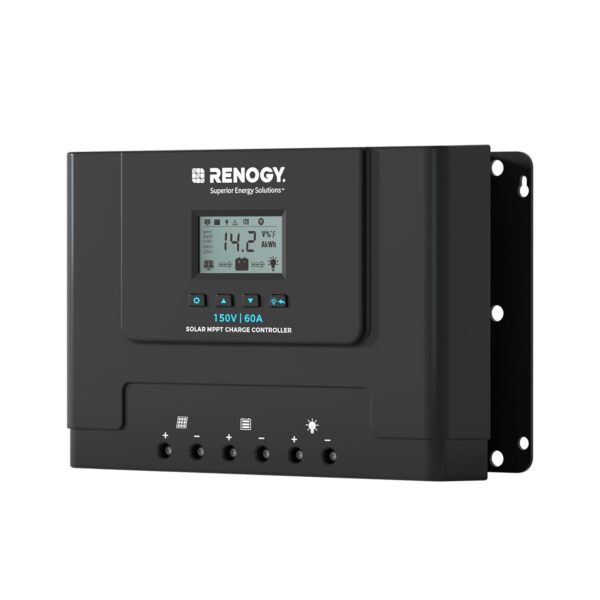 Controlador de Carga Solar Renogy Rover Lite 60A MPPT RCC60RVRE 12V 24V 36V 48V Entrada Solar Máxima 150V