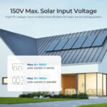 Controlador de Carga Solar Renogy Rover Lite 60A MPPT RCC60RVRE 12V 24V 36V 48V Entrada Solar Máxima 150V
