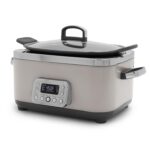 GreenPan Elite 14 en 1 Olla de cocción lenta programable de 6QT, tapa apta para lavavajillas y olla extraíble, multicoci