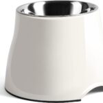 Cuenco Elevado para Perros Fluffydream PT05BOWL840ML01WL Acero Inoxidable Talla L 840 ml Paquete de 5