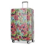 Set de Maletas American Tourister Moonlight Hardside 153003-T381 2 Piezas ABS Ruedas Giratorias Patrón Floral Amapola