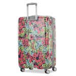 Set de Maletas American Tourister Moonlight Hardside 153003-T381 2 Piezas ABS Ruedas Giratorias Patrón Floral Amapola
