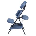 Silla de Masaje Plegable Master Massage Standard Aluminio Azul Capacidad 650 Libras
