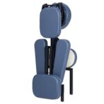 Silla de Masaje Plegable Master Massage Standard Aluminio Azul Capacidad 650 Libras