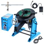 VEVOR Posicionador de soldadura giratorio 29.93KG / 66LBS, Mesa giratoria posicionadora de soldadura 0-90° 1-12RPM 80W,