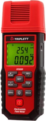 Triplett Medidor de campo estático SFM500, -19.000kV a+19.000kV