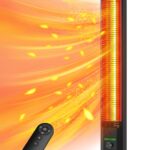 Calentador para Exteriores BALKO SH04 Infrarrojo 9 Niveles de Calor IP65 Impermeable Negro 120 Voltios