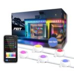 Tira de Luces LED Permanentes para Exteriores Feit Electric Sl100-60/RGBTW/AG 100 pies RGB Blanco Sintonizable WiFi 2.4G