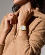 Reloj Movado Bold Quest para mujer 3601187 movimiento cuarzo suizo esfera blanca pulsera acero inoxidable 35mm resistent