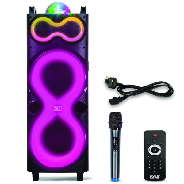 Bocina Bluetooth Pyle PPHP1028 240W Sistema Estéreo Inalámbrico Pantalla LED