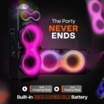 Bocina Bluetooth Pyle PPHP1028 240W Sistema Estéreo Inalámbrico Pantalla LED