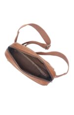 Bolso Bandolera Frye Nash Cuero Coñac 5 x 10.75 x 5 Pulgadas
