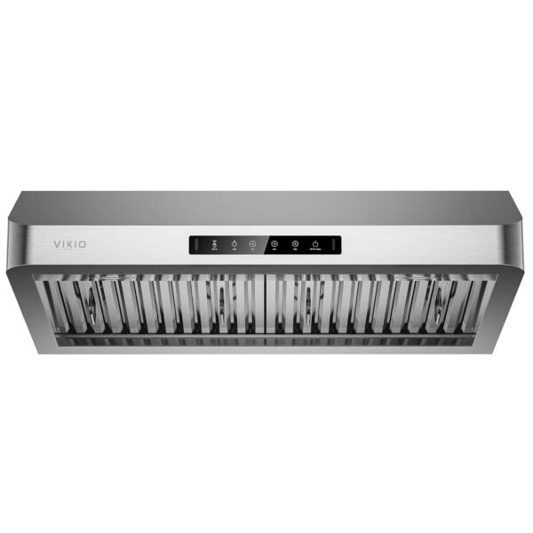 VIKIO HOME Campana Extractora de 30 Pulgadas Debajo del Gabinete, Campana de Cocina con 980 CFM, Sensor de Gestos de 3 V
