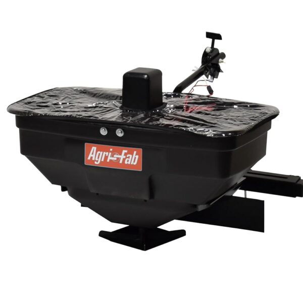 Esparcidor Eléctrico Agri-Fab 45-0627 para Cortacésped de Giro Cero Tolva 125 Libras Ancho de Extensión 12 Pies Motor 12