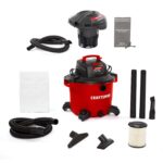 Aspiradora Craftsman CMXEVBE17595 Húmedo Seco 16 Galones 6.5 HP Pico con Cabezal de Potencia CMXEVBE17678