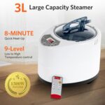 Sauna Portátil RRGFB FUL-8613 para el Hogar con Vaporizador de 3 Litros Control Remoto Silla Plegable Temporizador Ajust