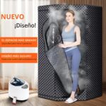 Sauna Portátil RRGFB FUL-8613 para el Hogar con Vaporizador de 3 Litros Control Remoto Silla Plegable Temporizador Ajust