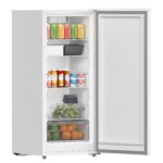 KoolMore Congelador/refrigerador vertical convertible listo para garaje de 7 pies cúbicos en blanco (KM-RUF-7S)